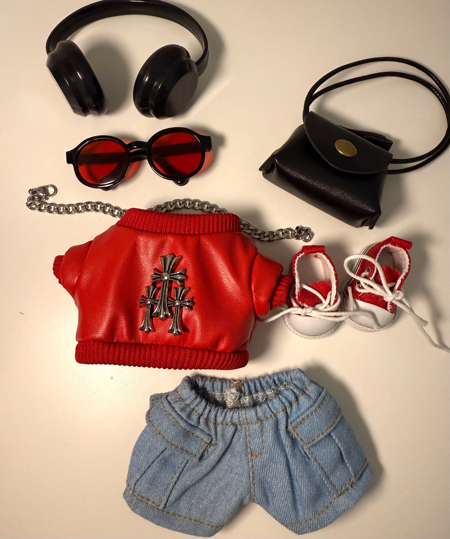 Red Stage Memory - Retro - Outfit for Labubu - Labubu Clothes