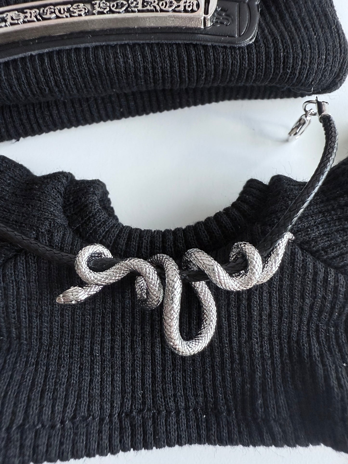 Black Streetwear Outfit Set for Labubu – Beanie, Shades, Knit Top, Shorts & Shoes | Dark Punk Style Doll Clothes Set