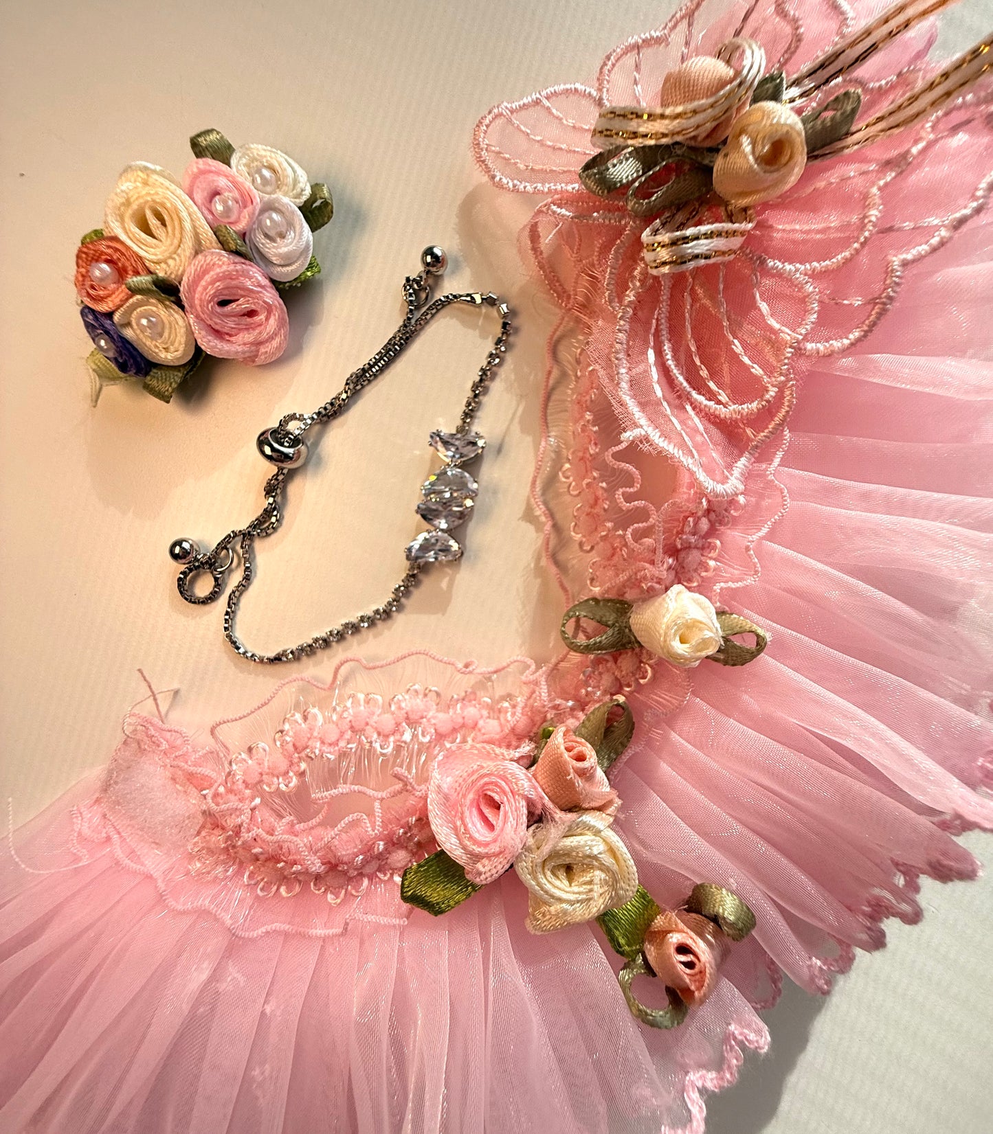 Blossom Ballet Fairy – The Sleeping Rose Dancer - Outfit for Labubu - Labubu Clothes