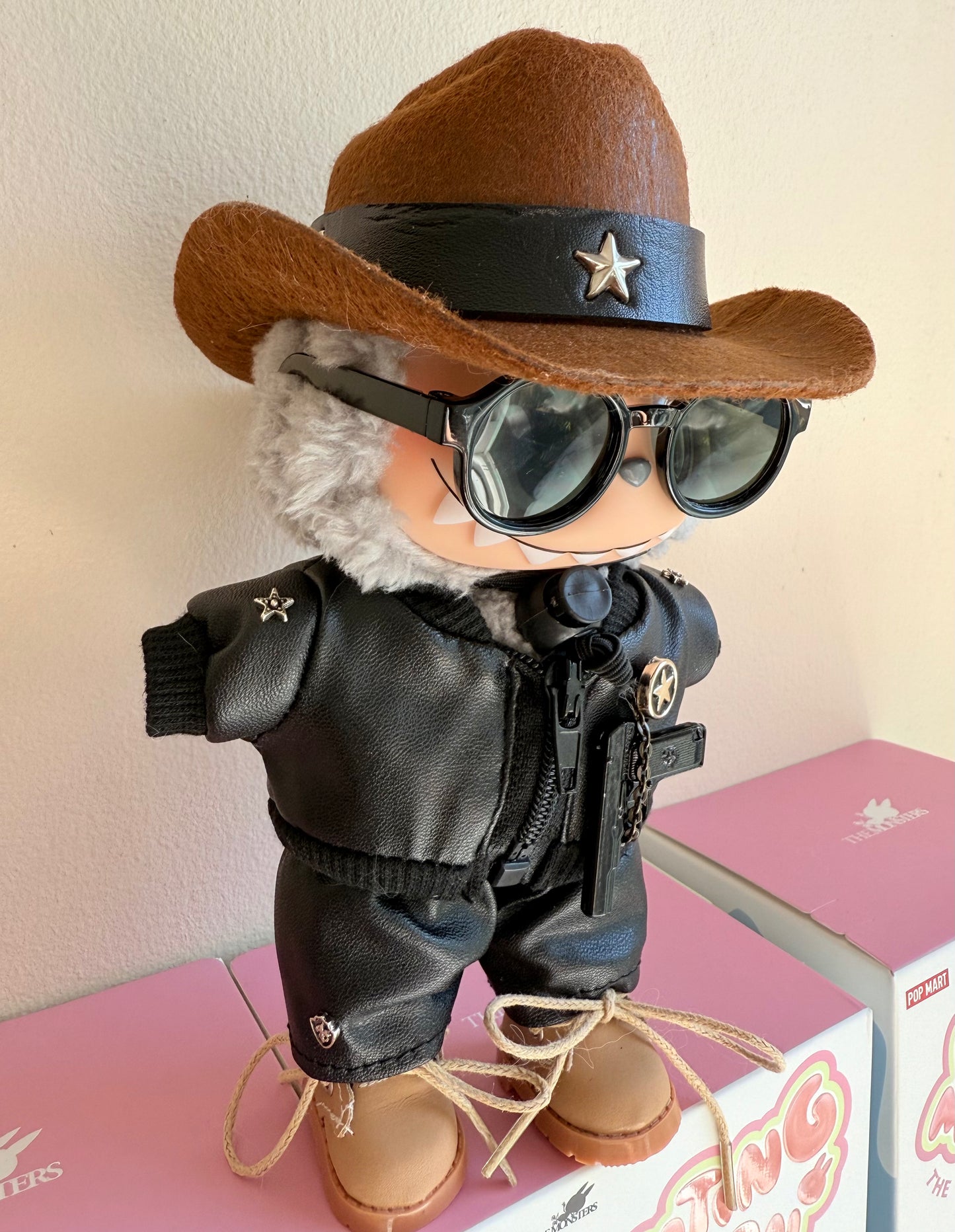 Western Cowboy Outfit for Labubu