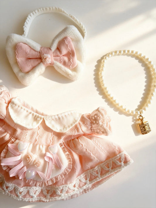 Pearl Bloom Vintage Dress Set