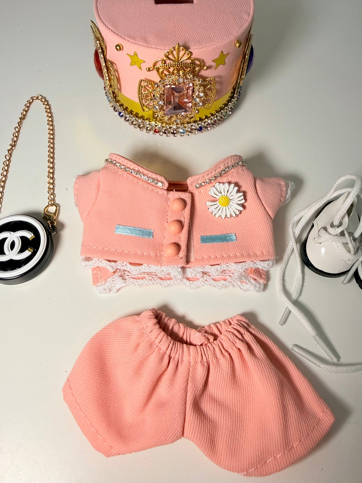 Pink Crown Idol Set - Outfit for Labubu - Labubu Clothes