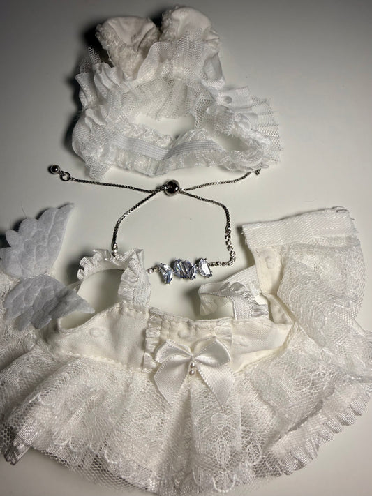 Ivory Ballet Lace Set