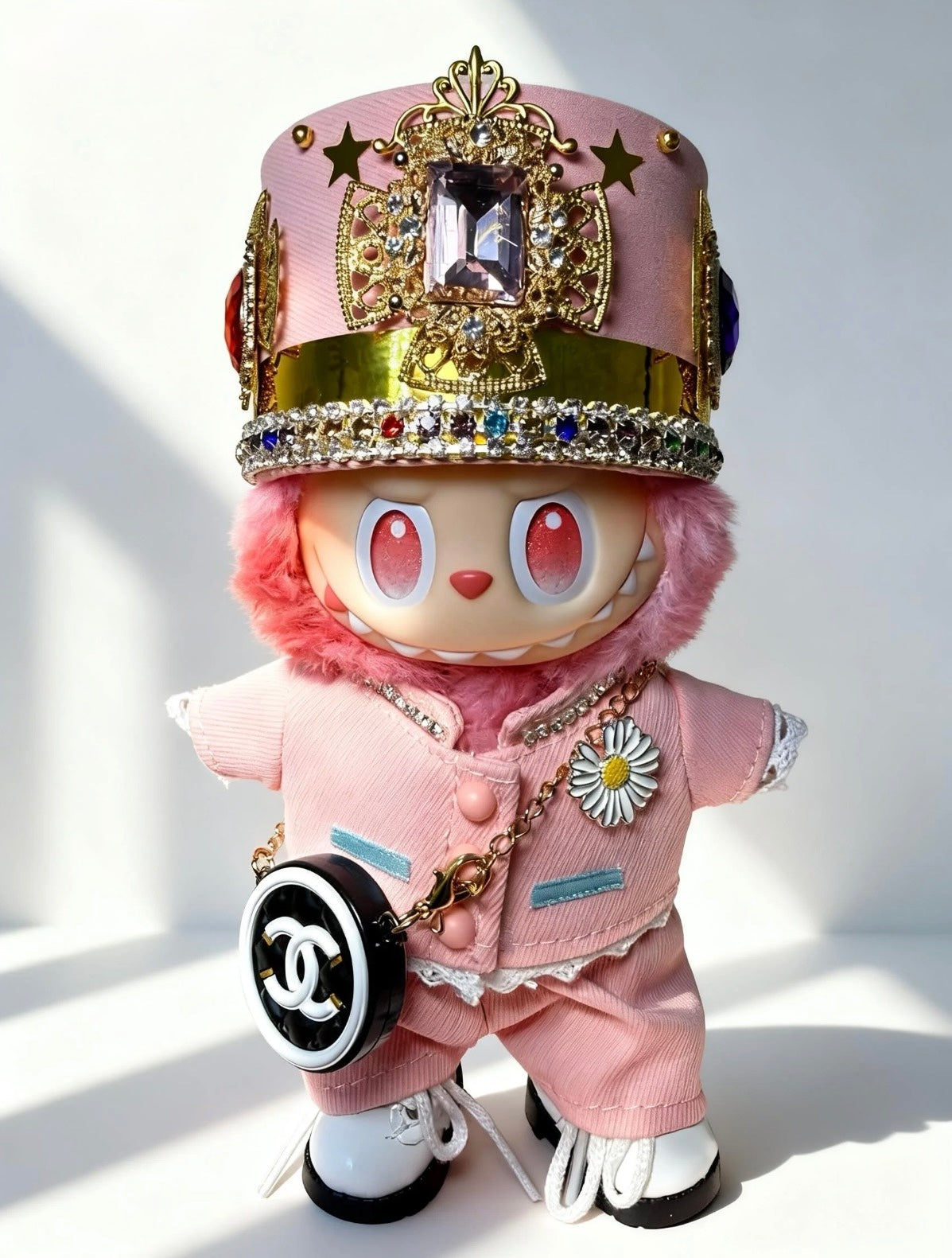 Pink Crown Idol Set - Outfit for Labubu - Labubu Clothes