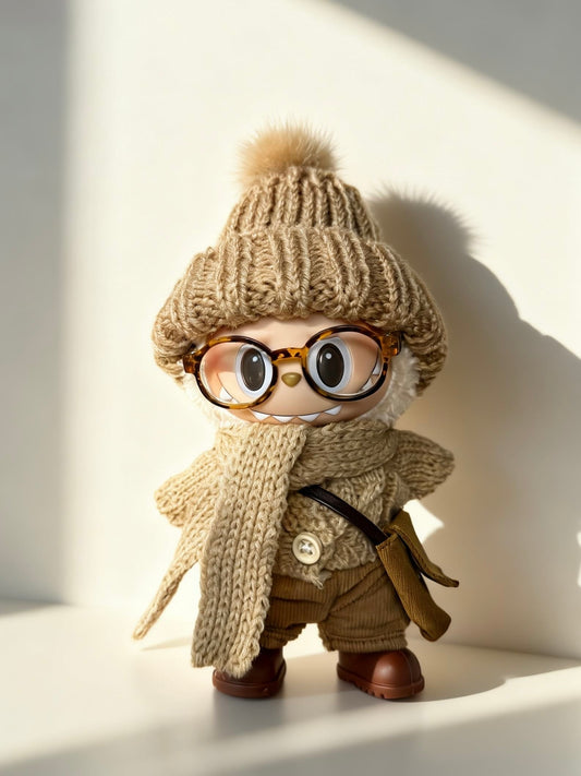 Labubu Café Morning Stroll Outfit Set - Outfit for Labubu - Labubu Clothes