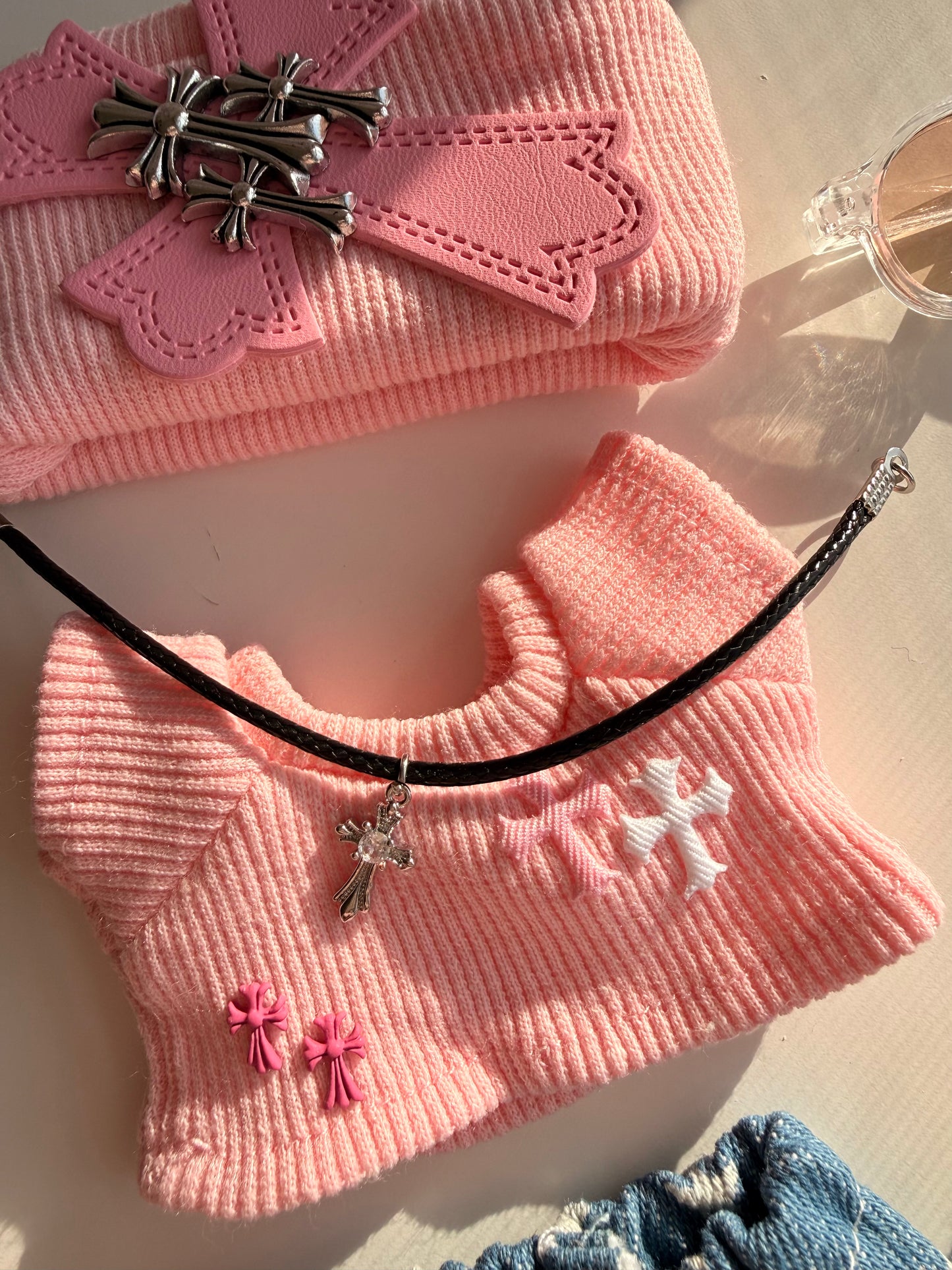 Sugar Rush Mischief – Sweet Pink Outfit Set - Outfit for Labubu - Labubu Clothes