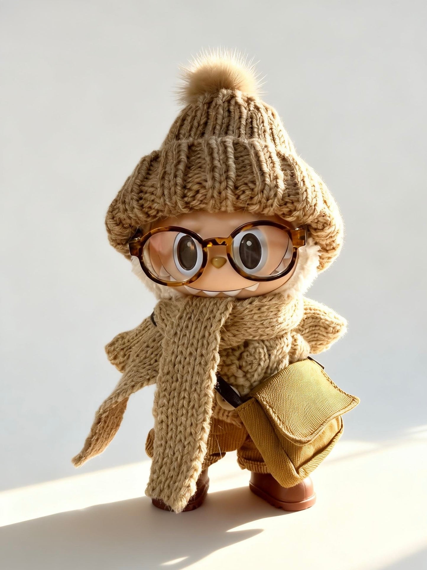 Labubu Café Morning Stroll Outfit Set - Outfit for Labubu - Labubu Clothes