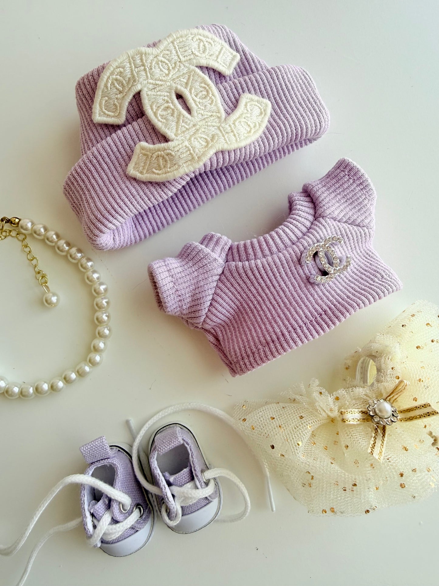Lilac Pearl Couture Set