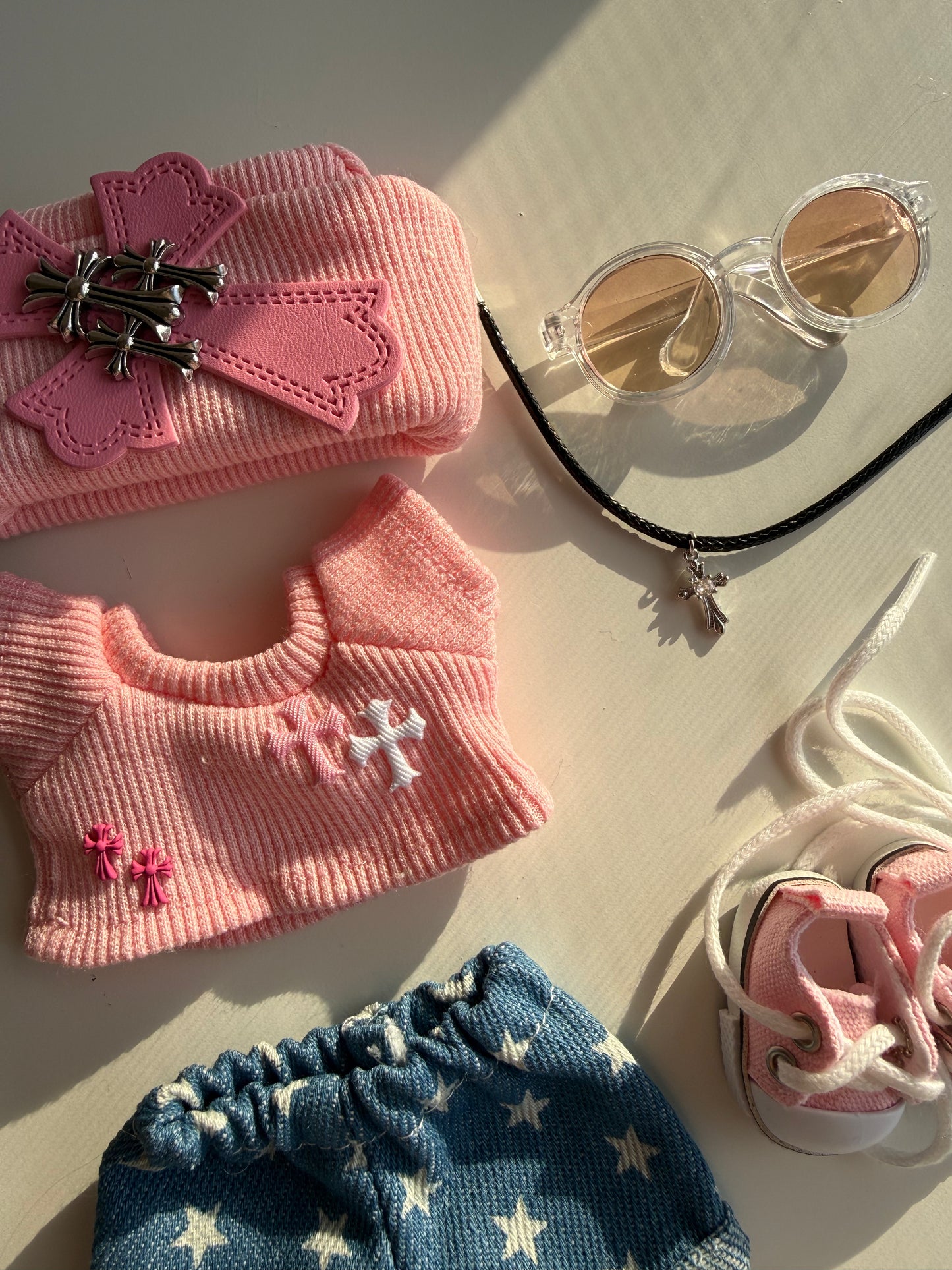 Sugar Rush Mischief – Sweet Pink Outfit Set - Outfit for Labubu - Labubu Clothes